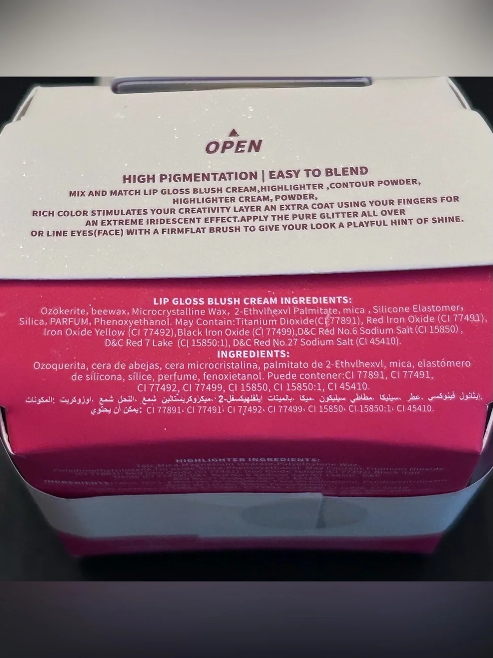 Kevin & Coco 5-in-1 Facial Makeup Set in a Fun & Cute Hamburger 🍔 Case Brand New